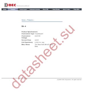 B5-4 datasheet  